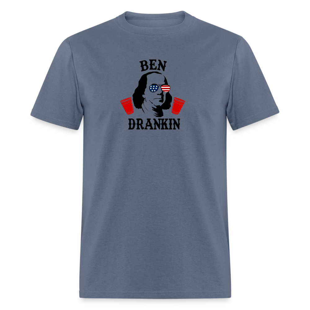 Ben Drankin - 4th of July Funny Classic T-Shirt - denim