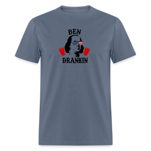 Ben Drankin - 4th of July Funny Classic T-Shirt - denim