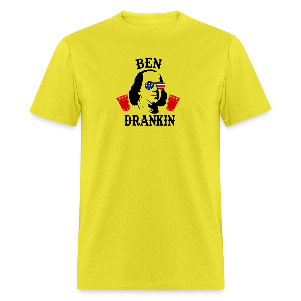 Ben Drankin - 4th of July Funny Classic T-Shirt - yellow