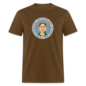 Climate Change Gremlin Classic T-Shirt - brown