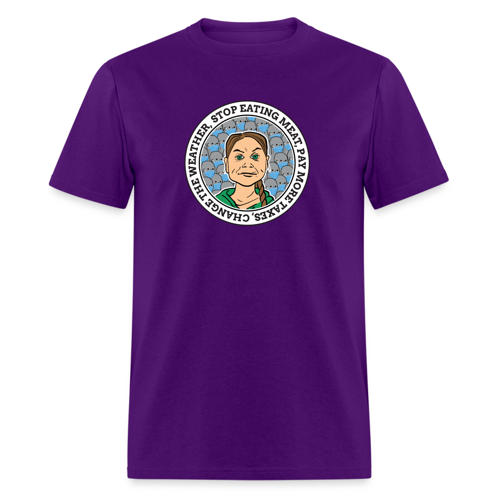 Climate Change Gremlin Classic T-Shirt - purple