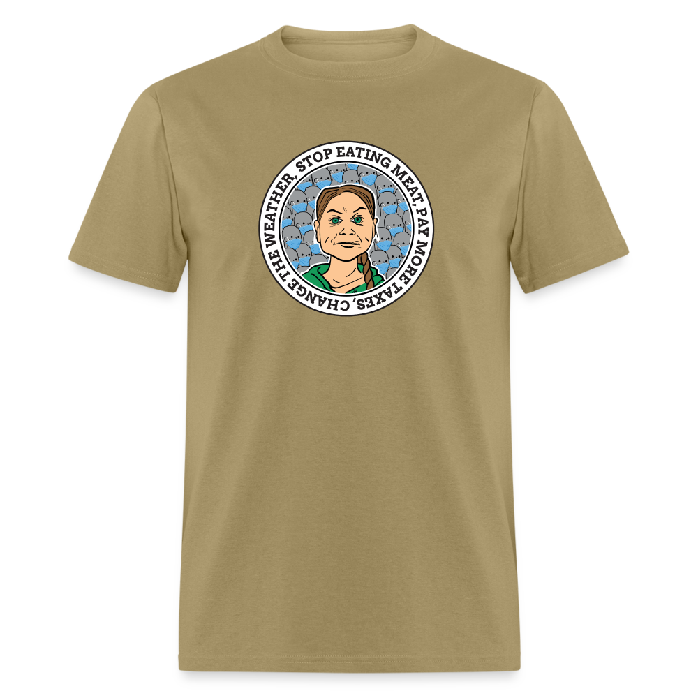 Climate Change Gremlin Classic T-Shirt - khaki