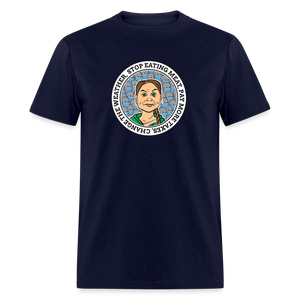 Climate Change Gremlin Classic T-Shirt - navy