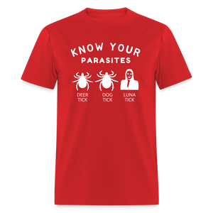 Know Your Parasites Classic T-Shirt - red