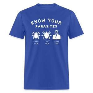 Know Your Parasites Classic T-Shirt - royal blue