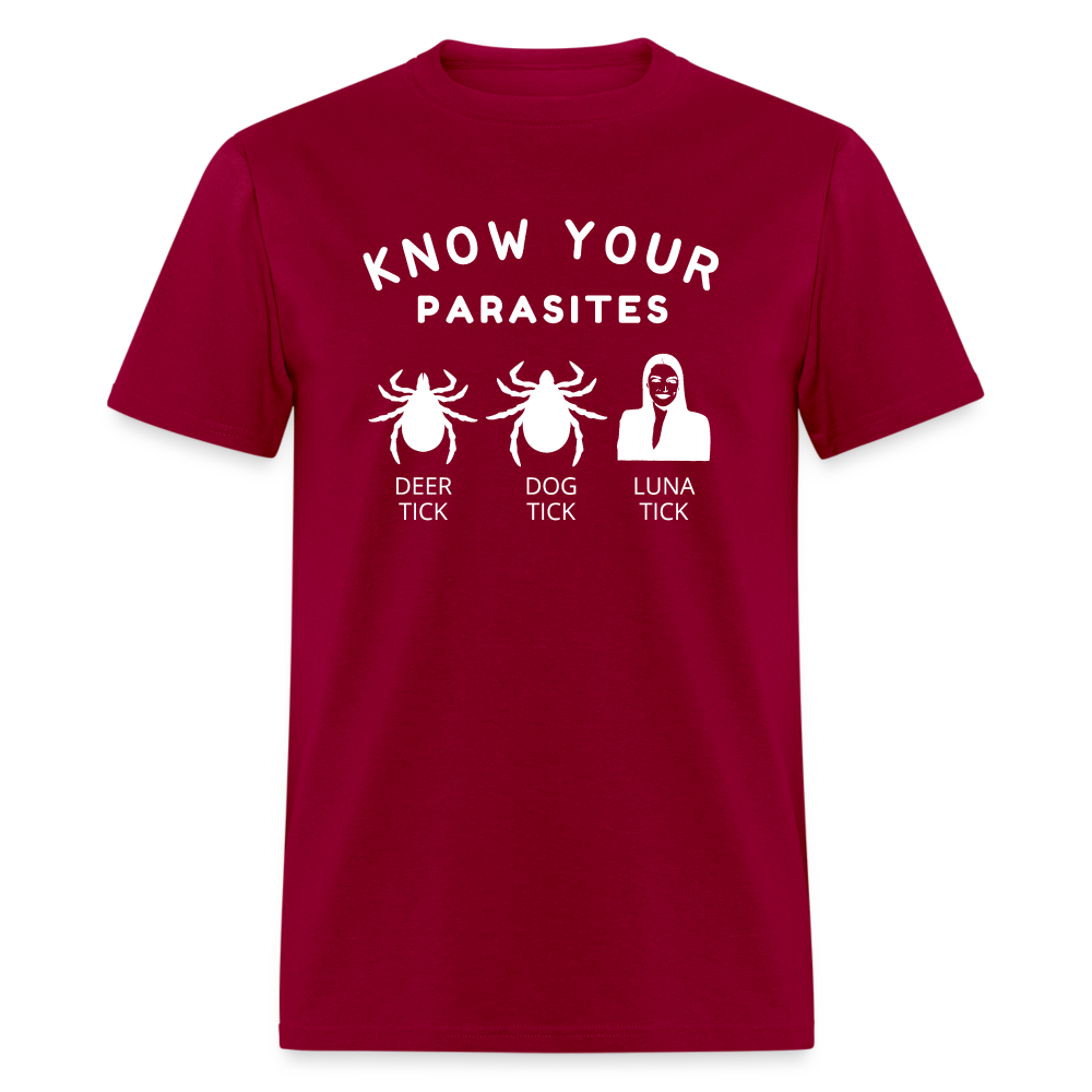 Know Your Parasites Classic T-Shirt - dark red