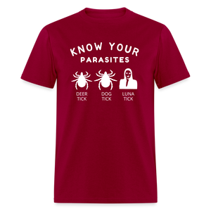 Know Your Parasites Classic T-Shirt - dark red