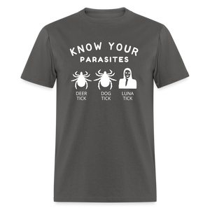 Know Your Parasites Classic T-Shirt - charcoal