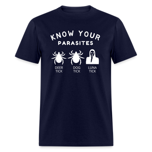 Know Your Parasites Classic T-Shirt - navy