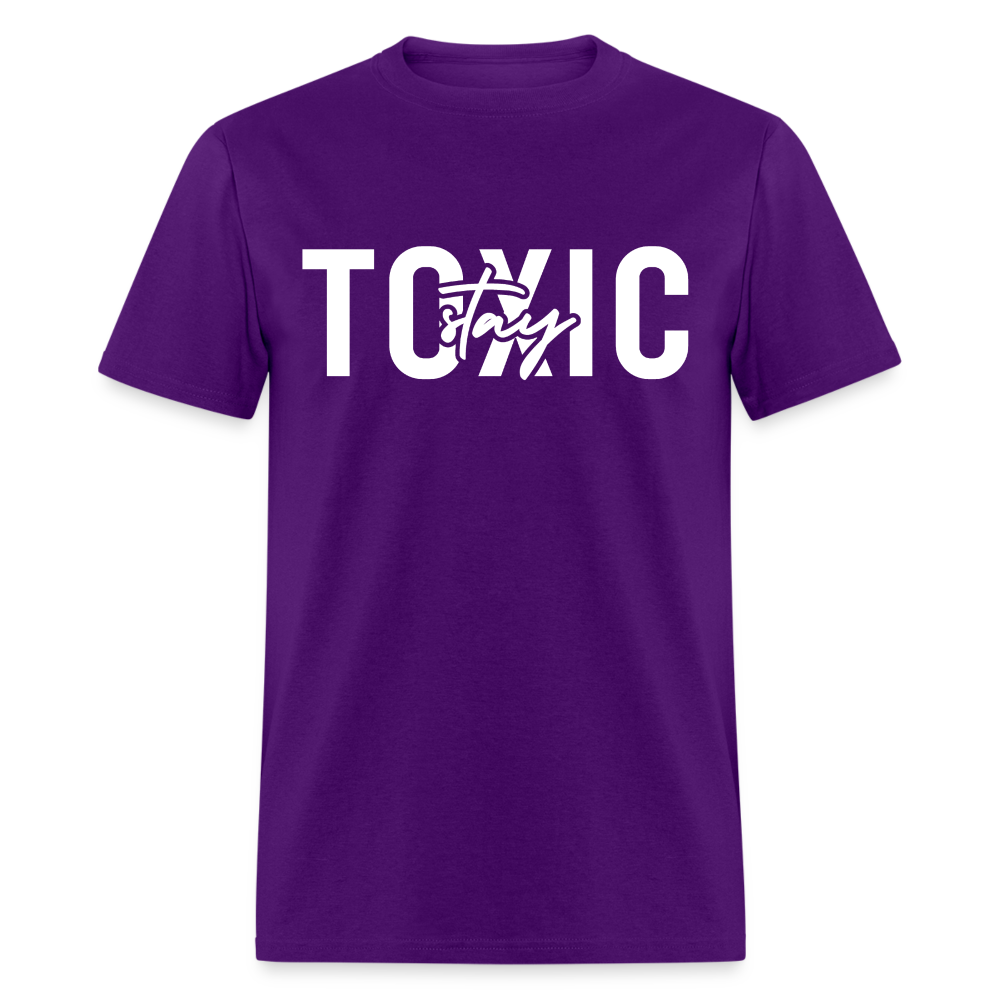 Stay Toxic Classic T-Shirt - purple