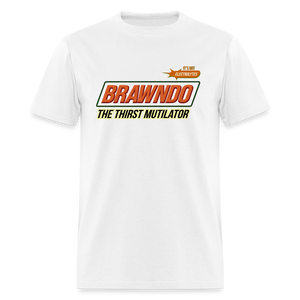 Brawndo - The Thirst Mutilator - It's Got Electrolytes Funny Classic T-Shirt - white