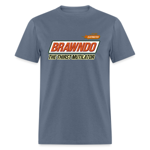 Brawndo - The Thirst Mutilator - It's Got Electrolytes Funny Classic T-Shirt - denim