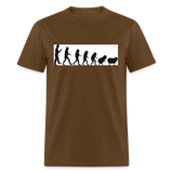 Evolution to sheep Classic T-Shirt - brown