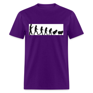 Evolution to sheep Classic T-Shirt - purple