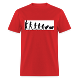 Evolution to sheep Classic T-Shirt - red