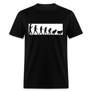 Evolution to sheep Classic T-Shirt - black