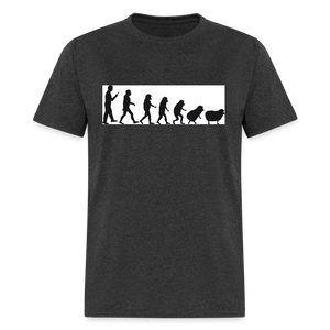 Evolution to sheep Classic T-Shirt - heather black