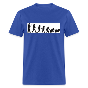 Evolution to sheep Classic T-Shirt - royal blue