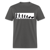 Evolution to sheep Classic T-Shirt - charcoal