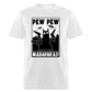 Cat Pew Pew Madafakas Classic T-Shirt - light heather gray