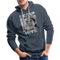 Shut up hippie Men’s Premium Hoodie - heather denim