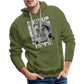 Shut up hippie Men’s Premium Hoodie - olive green