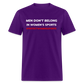 Men Don't Belong in Women's Sports, Protect Women's Sports  Classic T-Shirt - purple