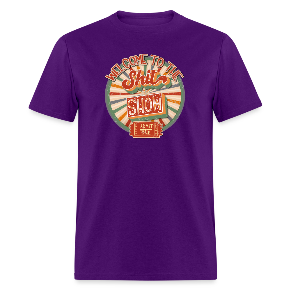 Retro Design -  Welcome to the Shit Show Classic T-Shirt - purple