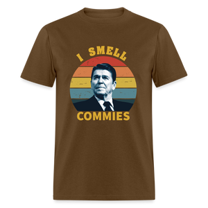 I Smell Commies Classic T-Shirt - brown