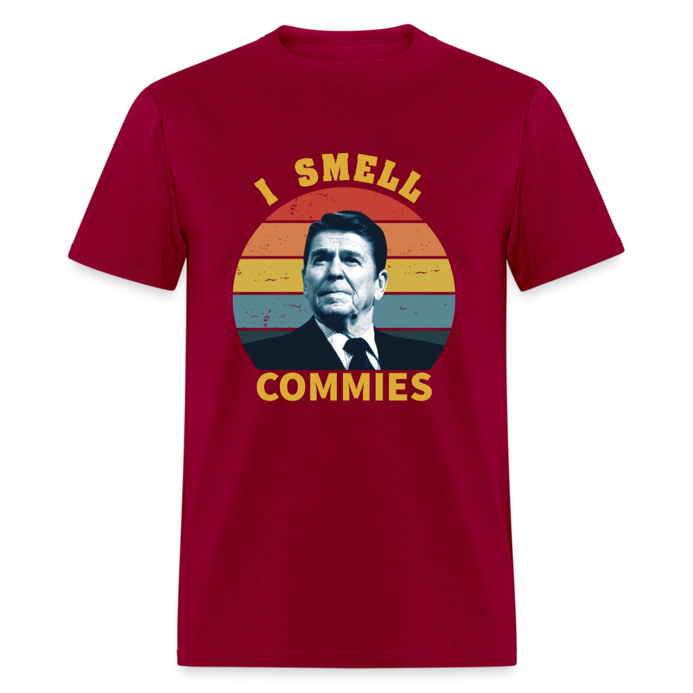 I Smell Commies Classic T-Shirt - dark red