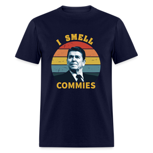 I Smell Commies Classic T-Shirt - navy