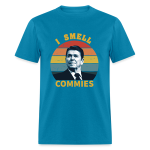 I Smell Commies Classic T-Shirt - turquoise