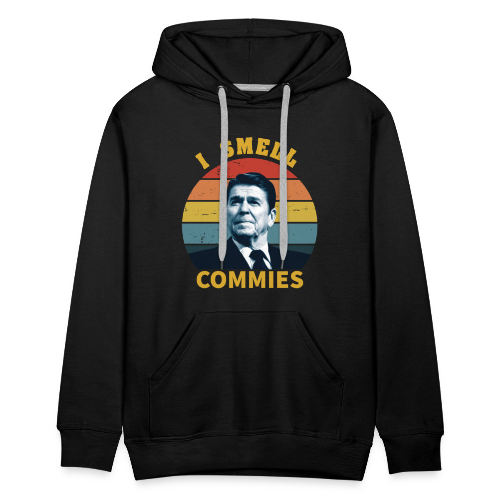 I Smell Commies Men’s Premium Hoodie - black