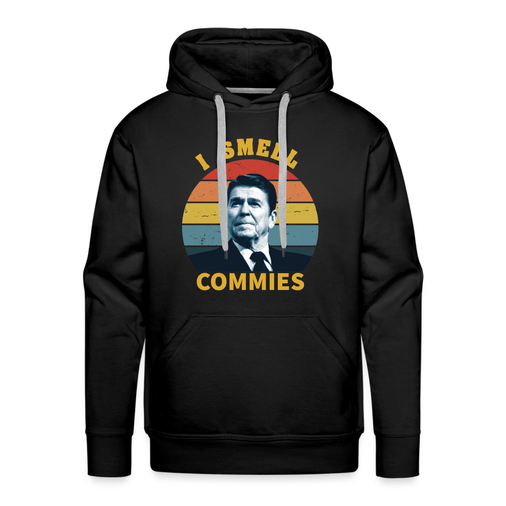 I Smell Commies Men’s Premium Hoodie - black