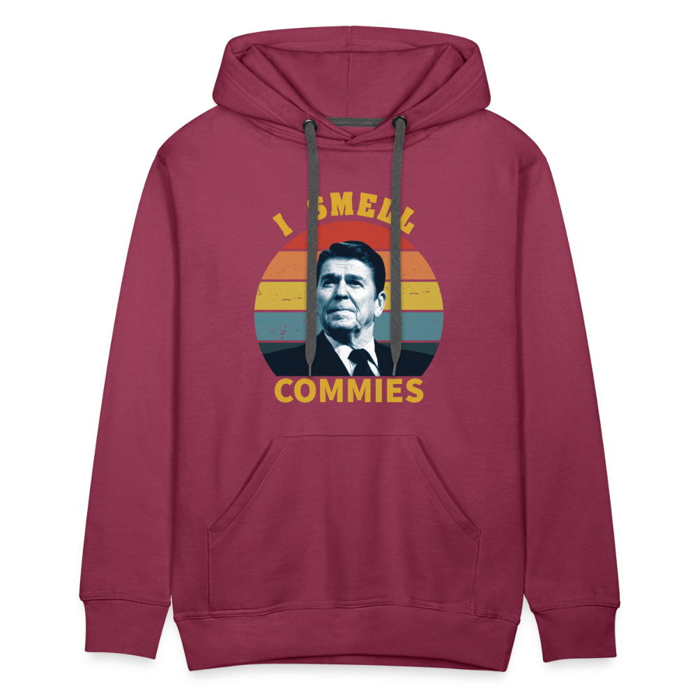 I Smell Commies Men’s Premium Hoodie - burgundy