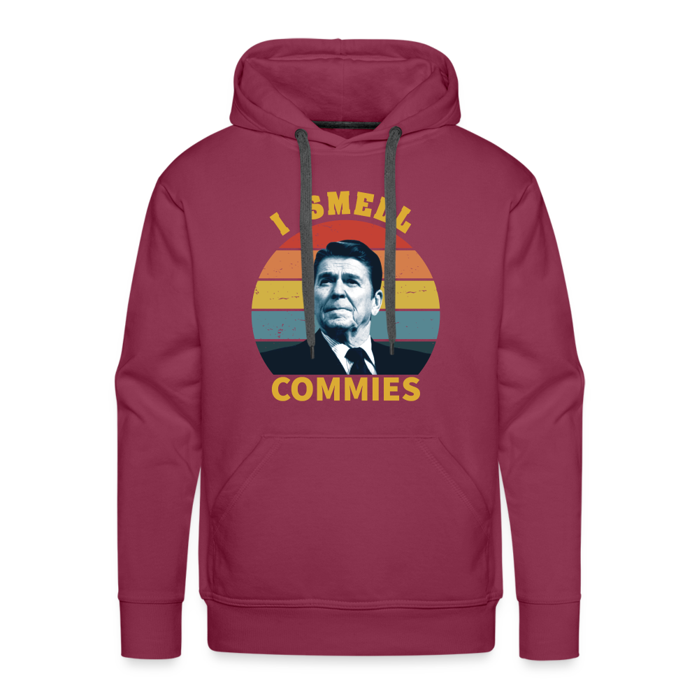 I Smell Commies Men’s Premium Hoodie - burgundy