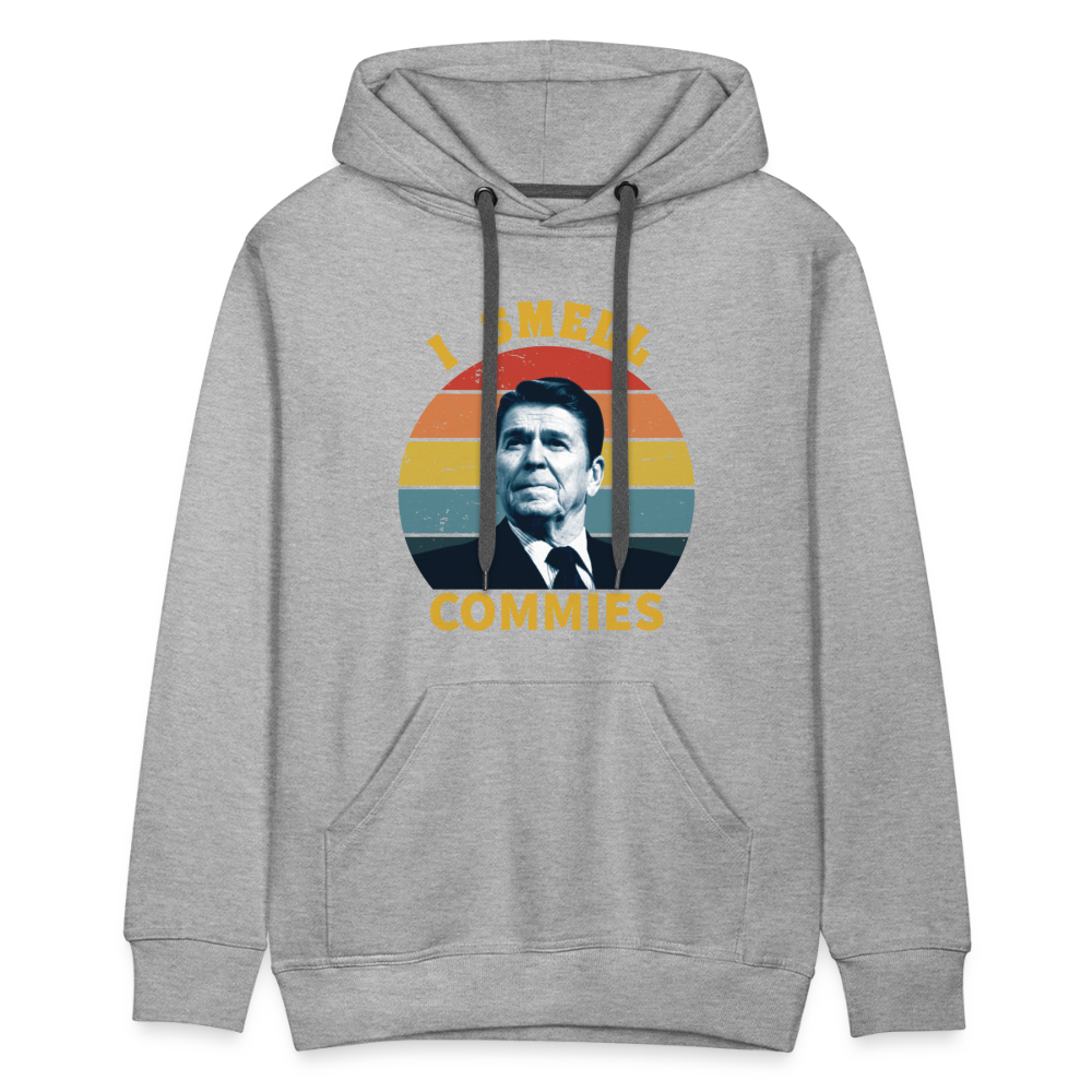 I Smell Commies Men’s Premium Hoodie - heather grey