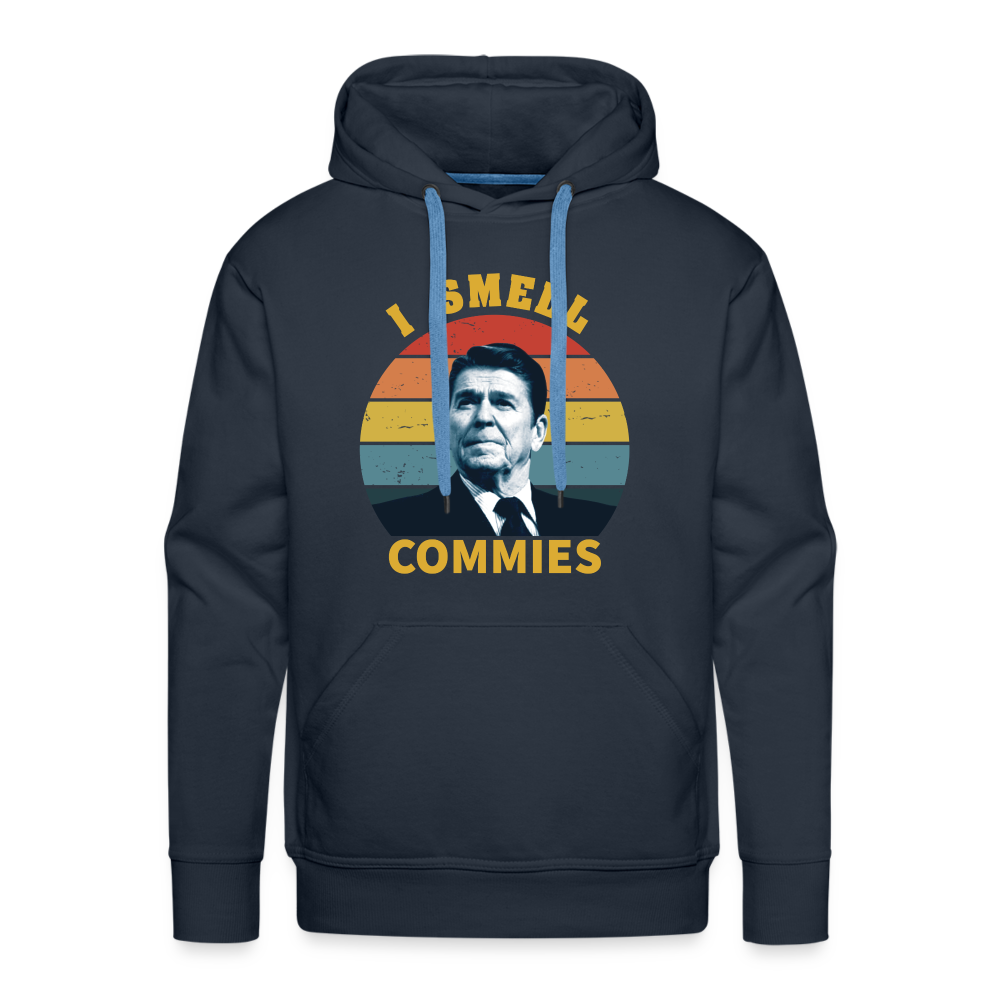 I Smell Commies Men’s Premium Hoodie - navy