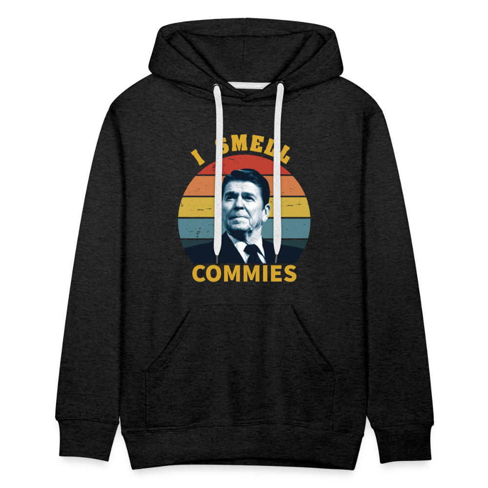 I Smell Commies Men’s Premium Hoodie - charcoal grey