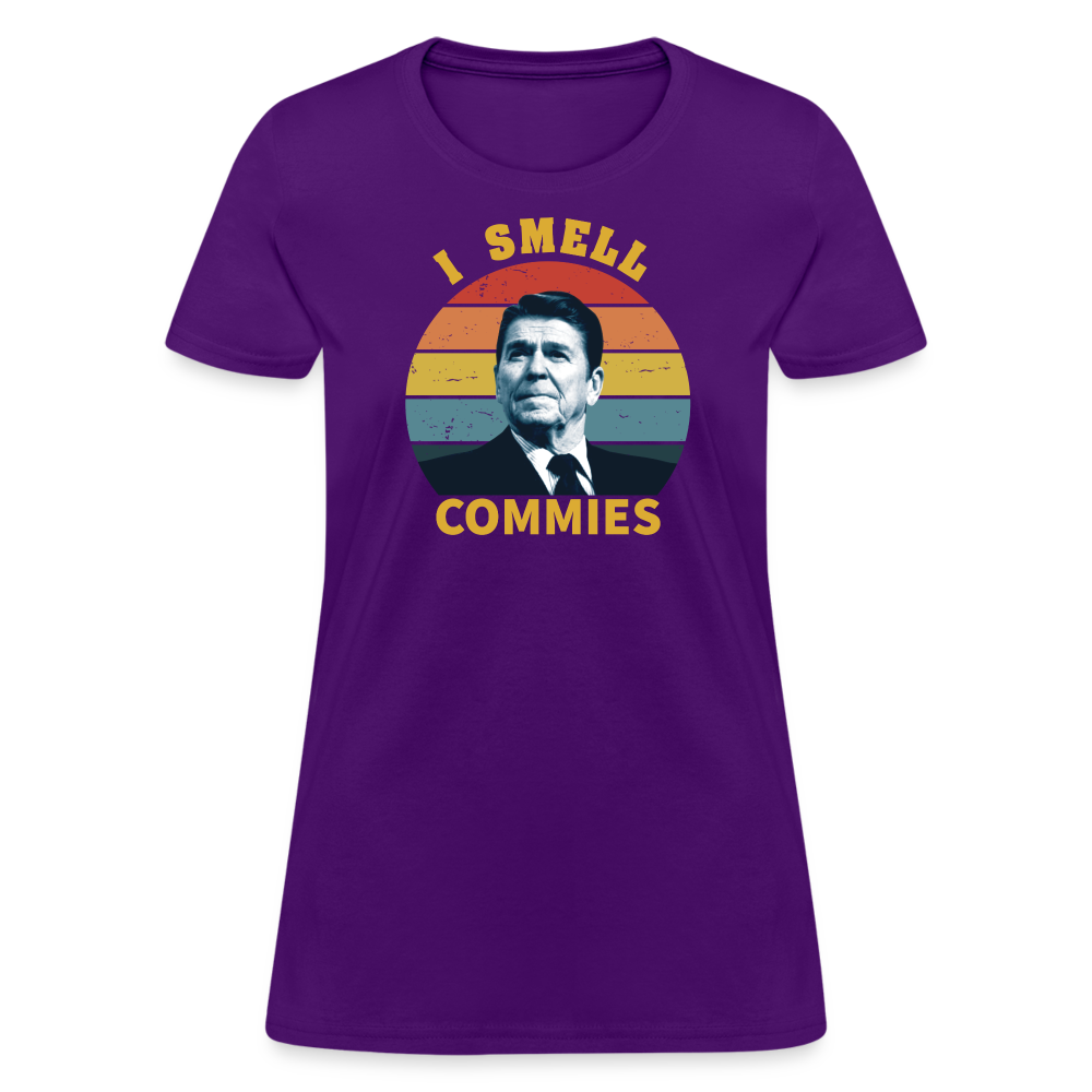 I Smell Commies Women's T-Shirt - purple