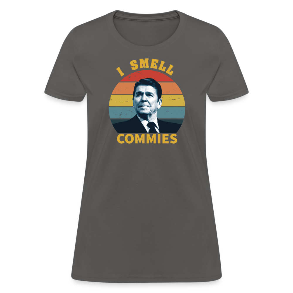 I Smell Commies Women's T-Shirt - charcoal