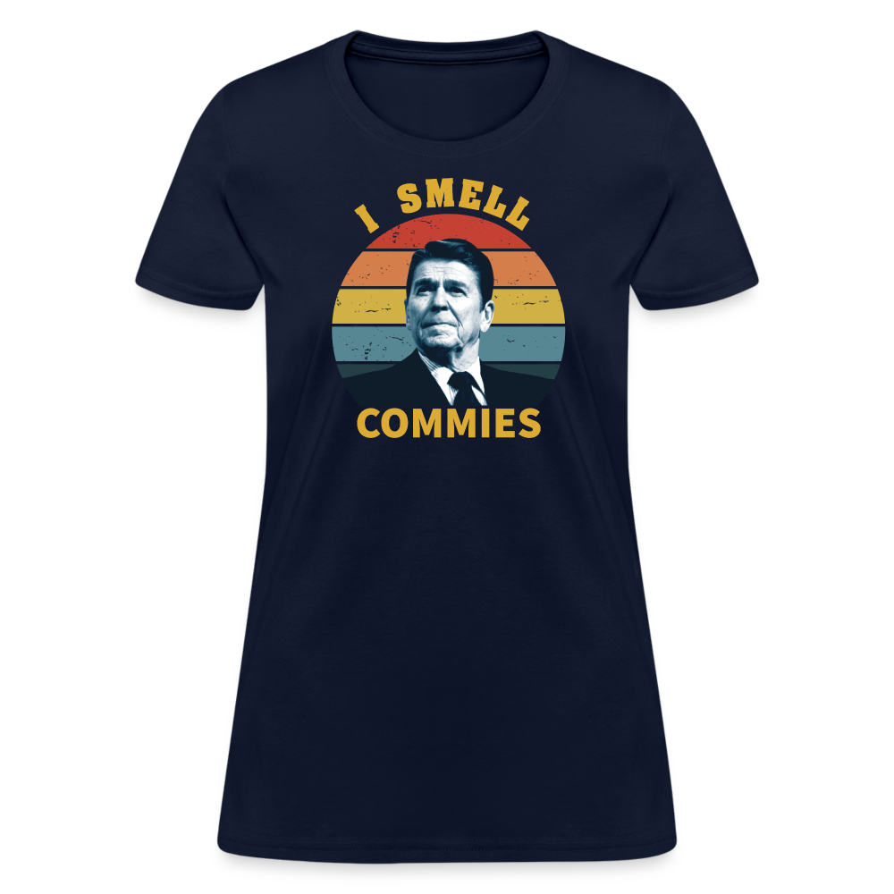 I Smell Commies Women's T-Shirt - navy