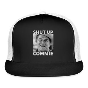 Shut Up Commie Trucker Hat - black/white