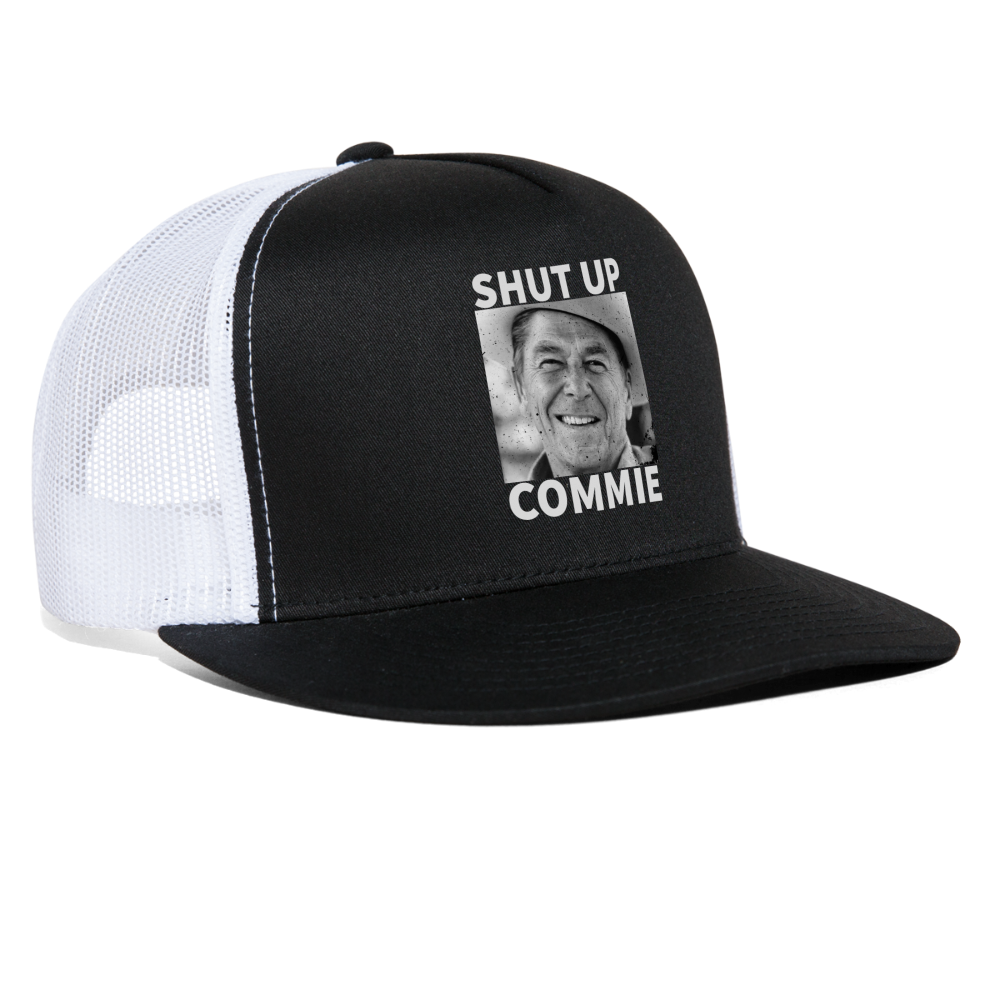 Shut Up Commie Trucker Hat - black/white