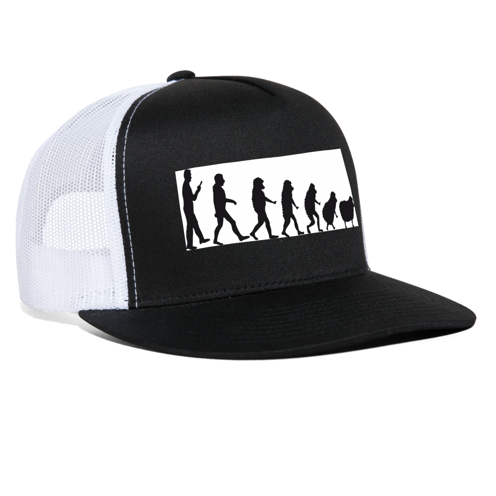 Evolution to Sheep Trucker Hat - black/white