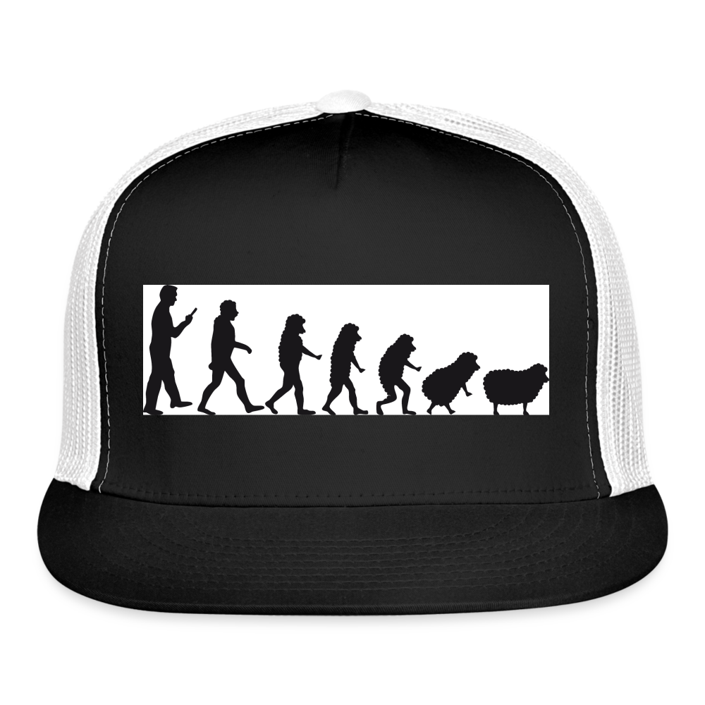 Evolution to Sheep Trucker Hat - black/white