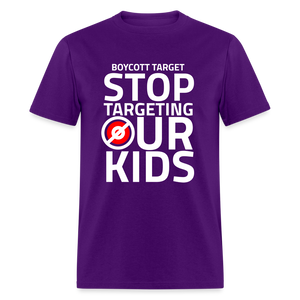 Boycott Target - Stop Targeting Our Kids - Classic T-Shirt - purple