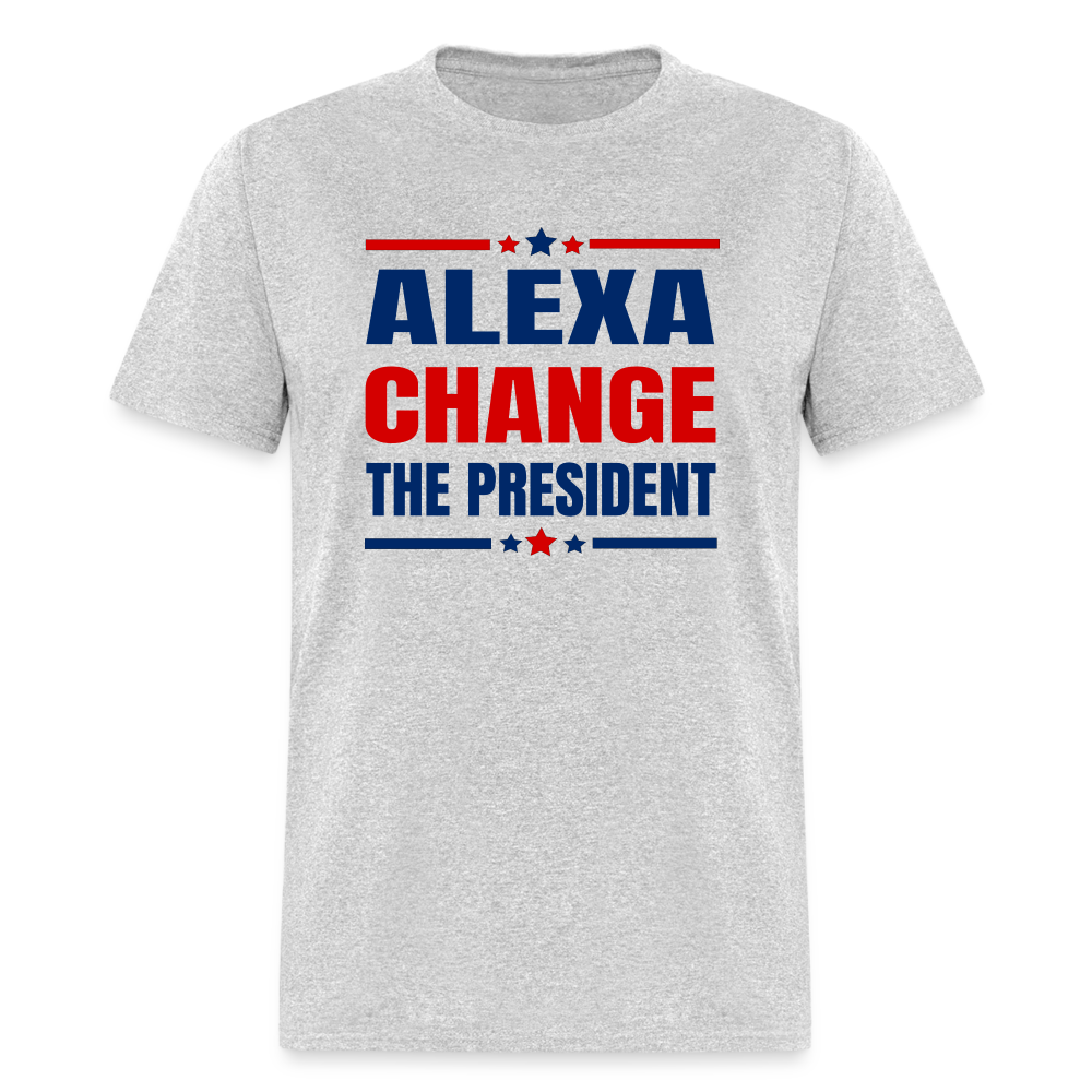 Alexa Change The President Classic T-Shirt - heather gray