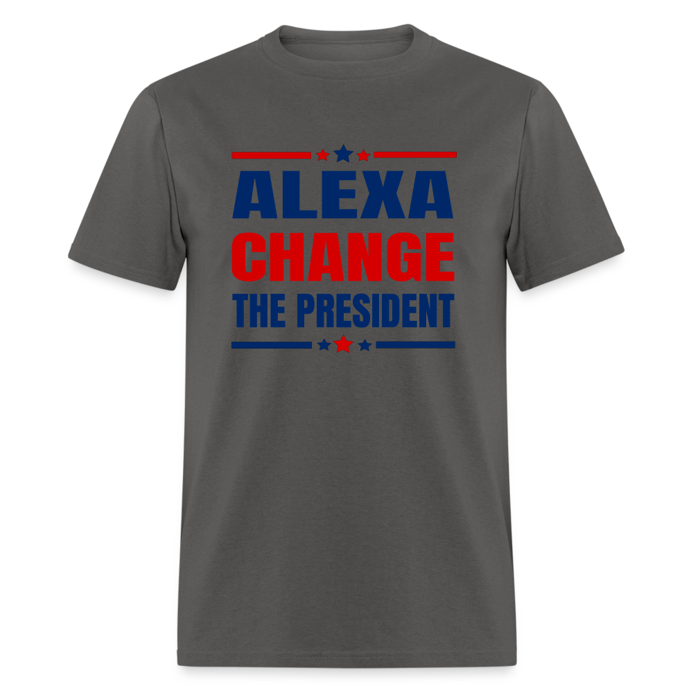 Alexa Change The President Classic T-Shirt - charcoal