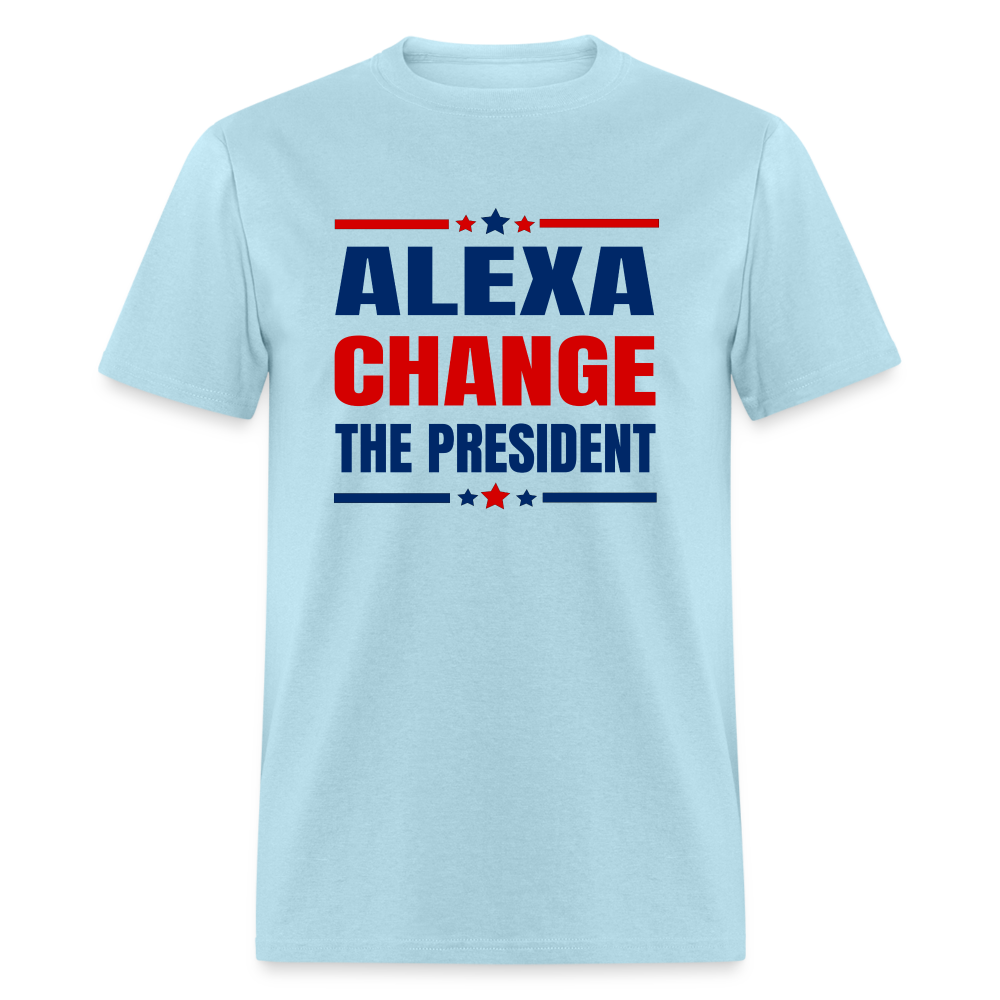 Alexa Change The President Classic T-Shirt - powder blue